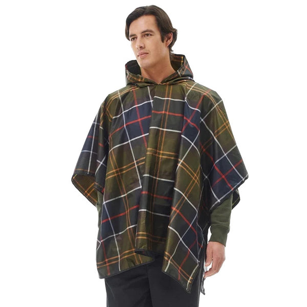 Barbour Tartan Showerproof Poncho - Classic Tartan