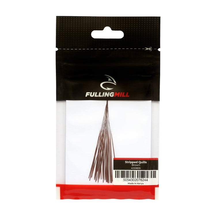 Fulling Mill Stripped Quills - Brown