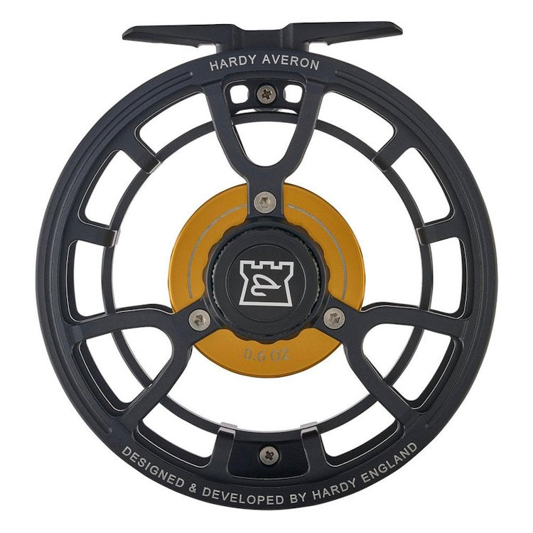 Hardy Euro Averon Fly Reel - Matte Black