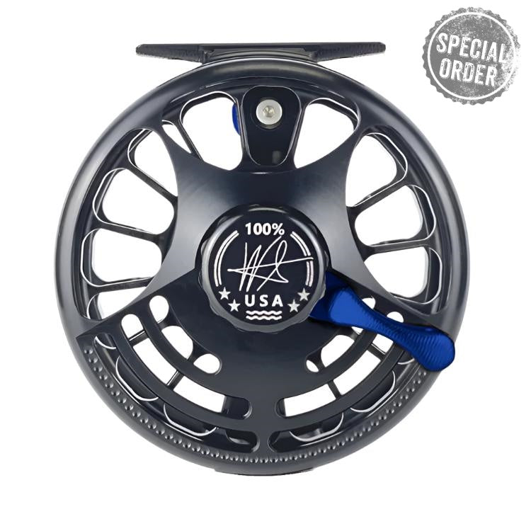 Seigler Saltwater Fly Reel - Black/Blue