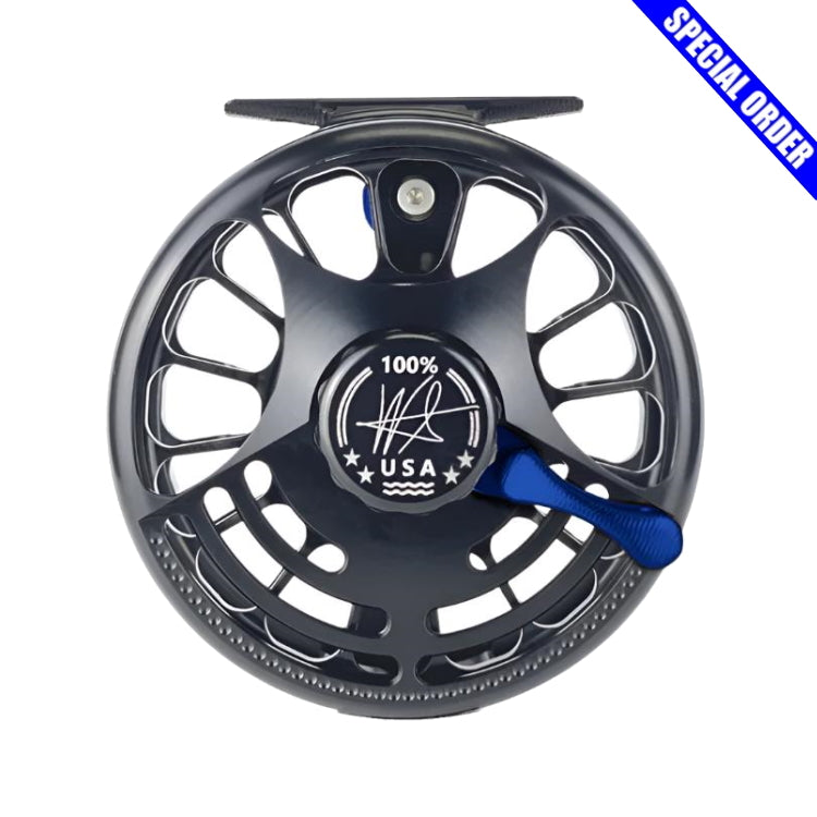 Seigler Saltwater Fly Reel - Black/Blue