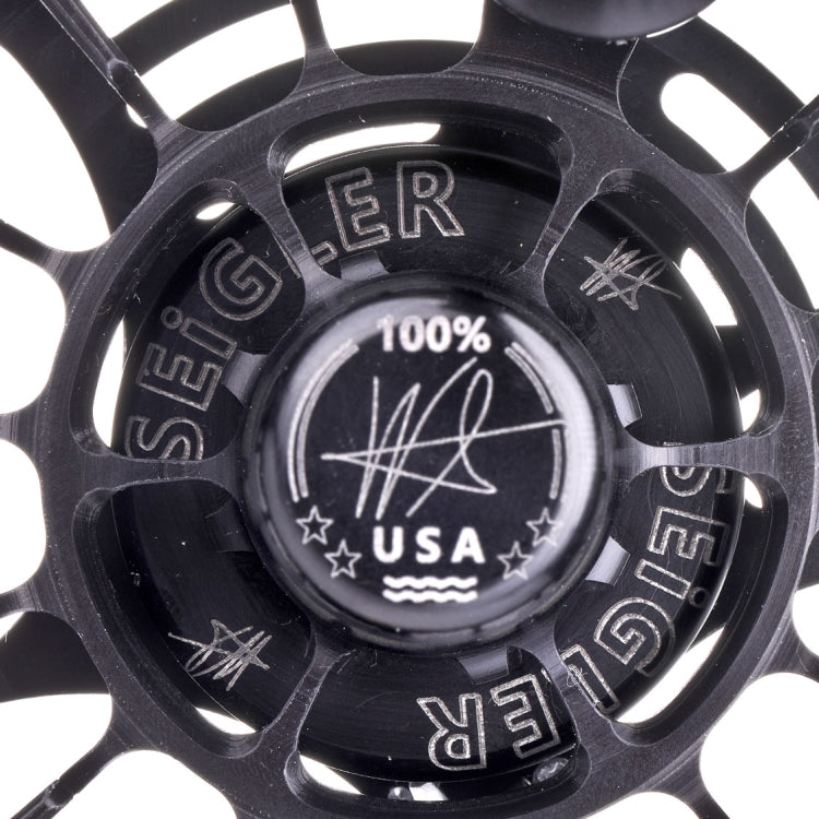 Seigler Saltwater Fly Reel - Black