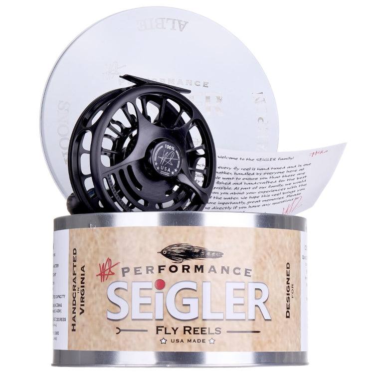 Seigler Saltwater Fly Reel - Black