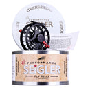 Seigler Saltwater Fly Reel - Black/Red