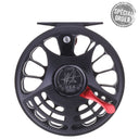 Seigler Saltwater Fly Reel - Black/Red