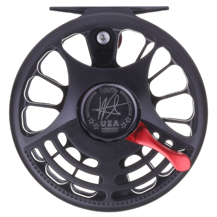 Seigler Saltwater Fly Reel - Black/Red