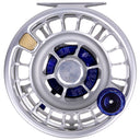 Seigler Saltwater Fly Reel - Silver/Blue