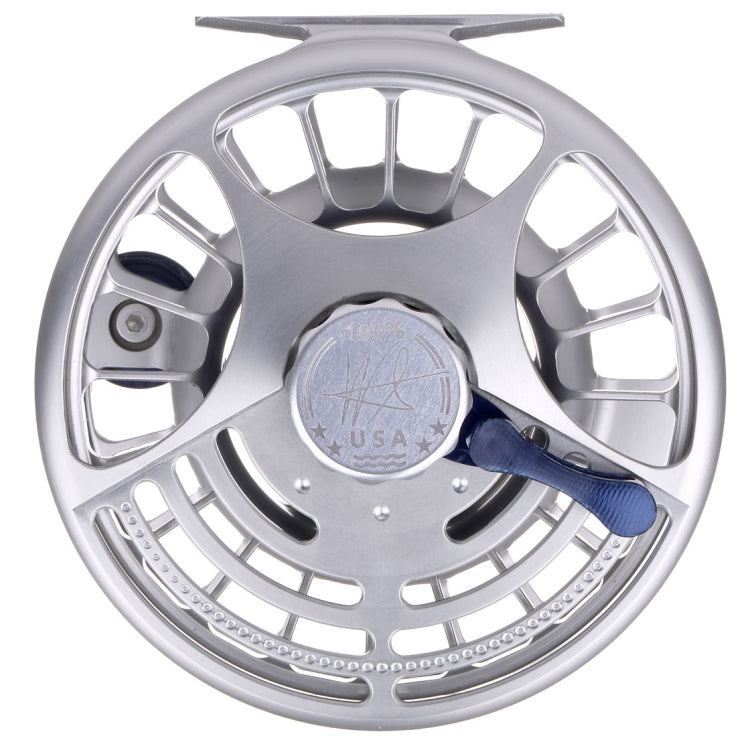 Seigler Saltwater Fly Reel - Silver/Blue