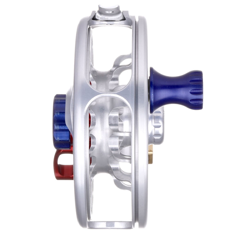 Seigler Saltwater Fly Reel - Silver/Red/Blue