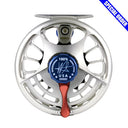 Seigler Saltwater Fly Reel - Silver/Red/Blue