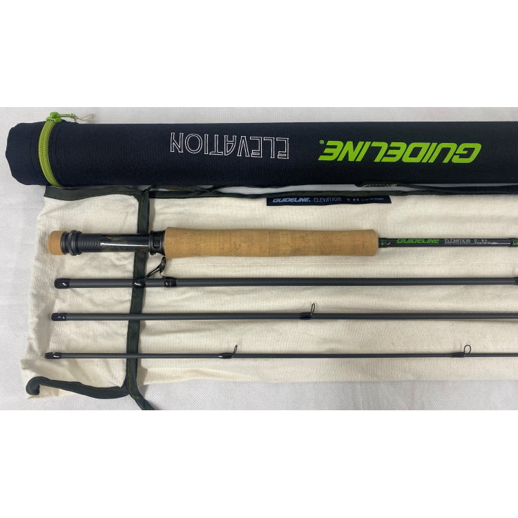 USED 9ft 0in Guideline Elevation 4 Line 4 Piece River Fly Rod (452)