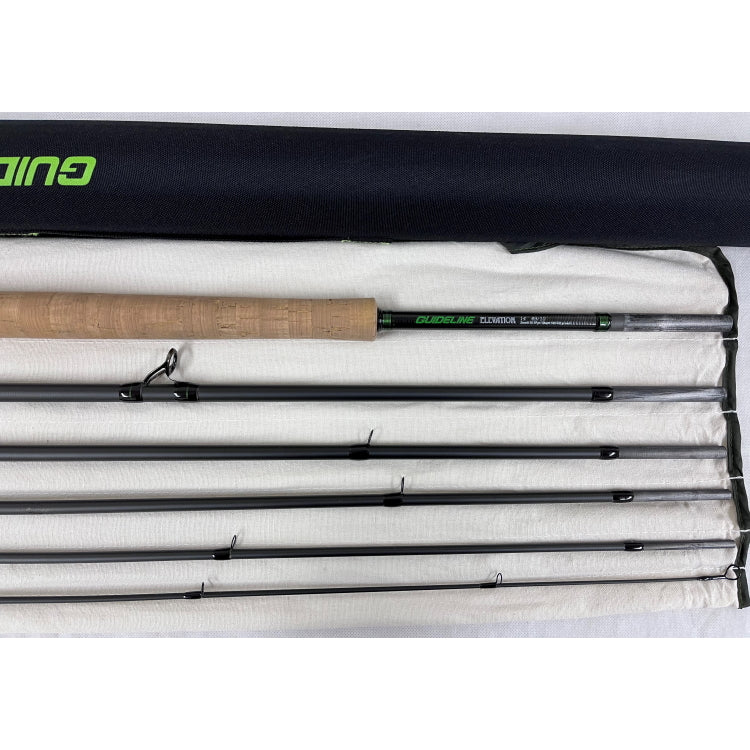 USED 14ft 0in Guideline Elevation 9/10 Line 6 Piece DH Salmon Fly Rod (001)