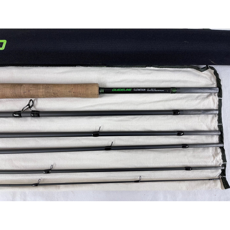 USED 14ft 0in Guideline Elevation 9/10 Line 6 Piece DH Salmon Fly Rod (004)