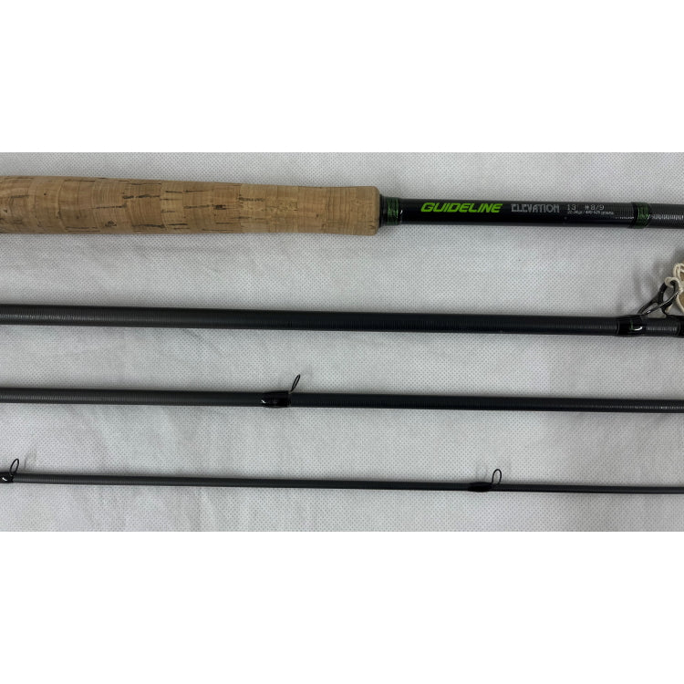 USED 13ft 0in Guideline Elevation 8/9 Line 4 Piece DH Salmon Fly Rod (091)