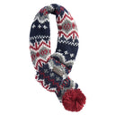 Barbour Dog Case Fairisle Scarf - Blue Granite