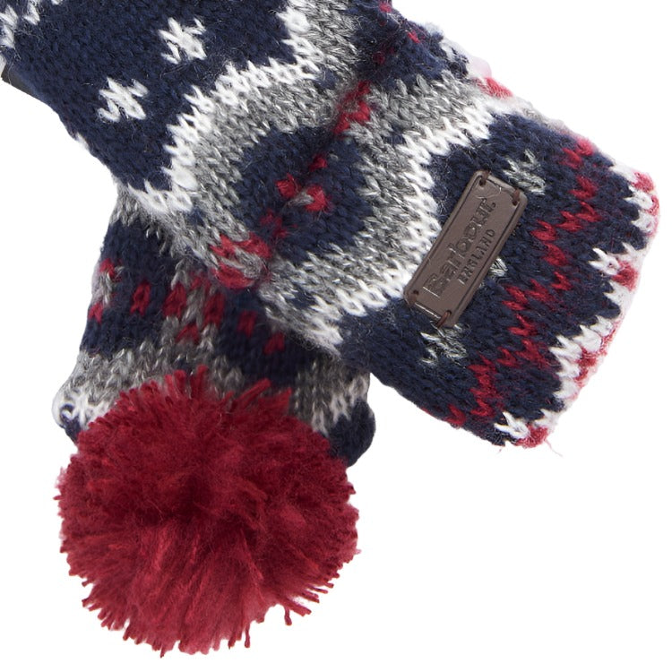 Barbour Dog Case Fairisle Scarf - Blue Granite