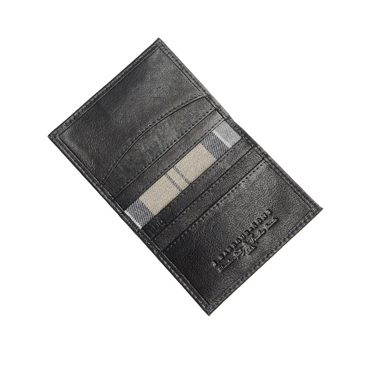 Barbour Leather Belt and Billfold Gift Set - Black