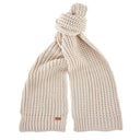 Barbour Ladies Saltburn Beanie and Scarf Set - Pearl