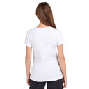 Barbour Ladies Otterburn T-Shirt - White/Navy