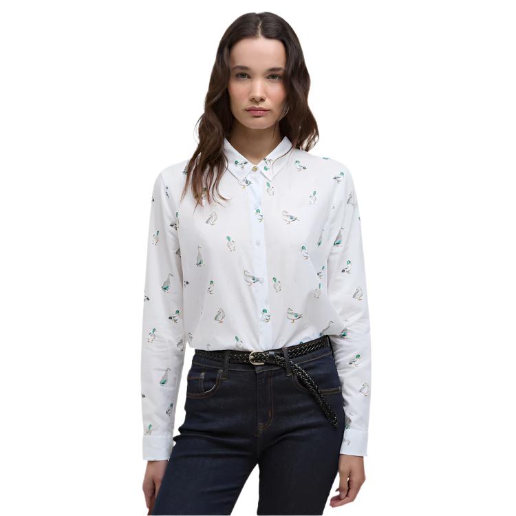 Barbour Ladies Safari Shirt - Duck Print