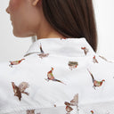 Barbour Ladies Safari Shirt - Grouse Print