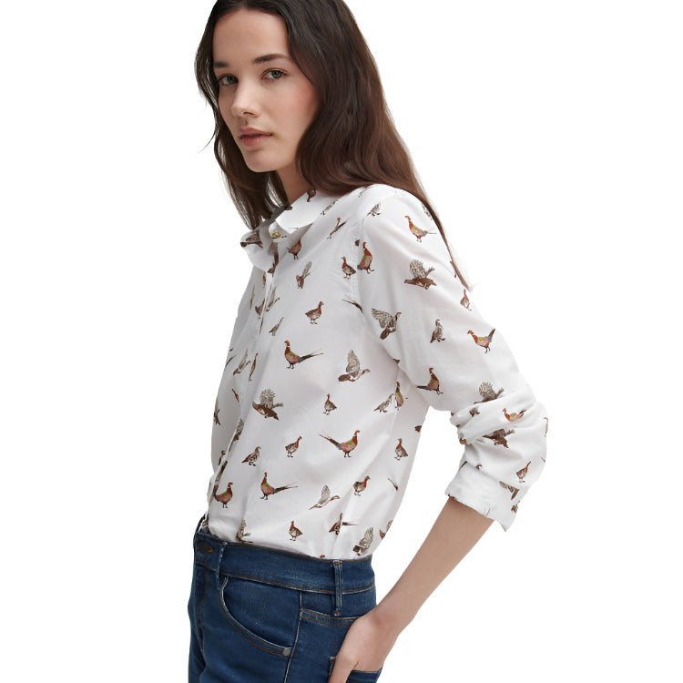 Barbour Ladies Safari Shirt - Grouse Print