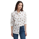 Barbour Ladies Safari Shirt - Grouse Print