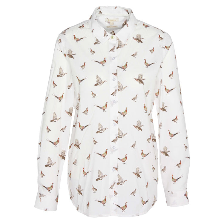 Barbour Ladies Safari Shirt - Grouse Print