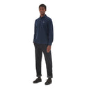 Barbour Firbank Long Sleeved Polo Shirt - Navy