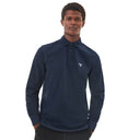 Barbour Firbank Long Sleeved Polo Shirt - Navy