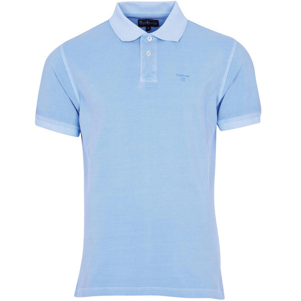 Barbour Washed Sports Polo - Sky