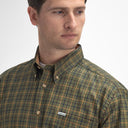 Barbour Sporting Tattersall Shirt - Mid Olive