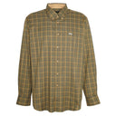 Barbour Sporting Tattersall Shirt - Mid Olive