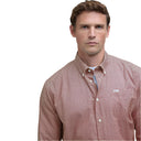 Barbour Finwell Gingham Tailored Fit Shirt - Rust