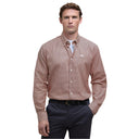 Barbour Finwell Gingham Tailored Fit Shirt - Rust