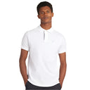 Barbour Tartan Pique Polo Shirt - White/Dress