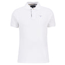 Barbour Tartan Pique Polo Shirt - White/Dress