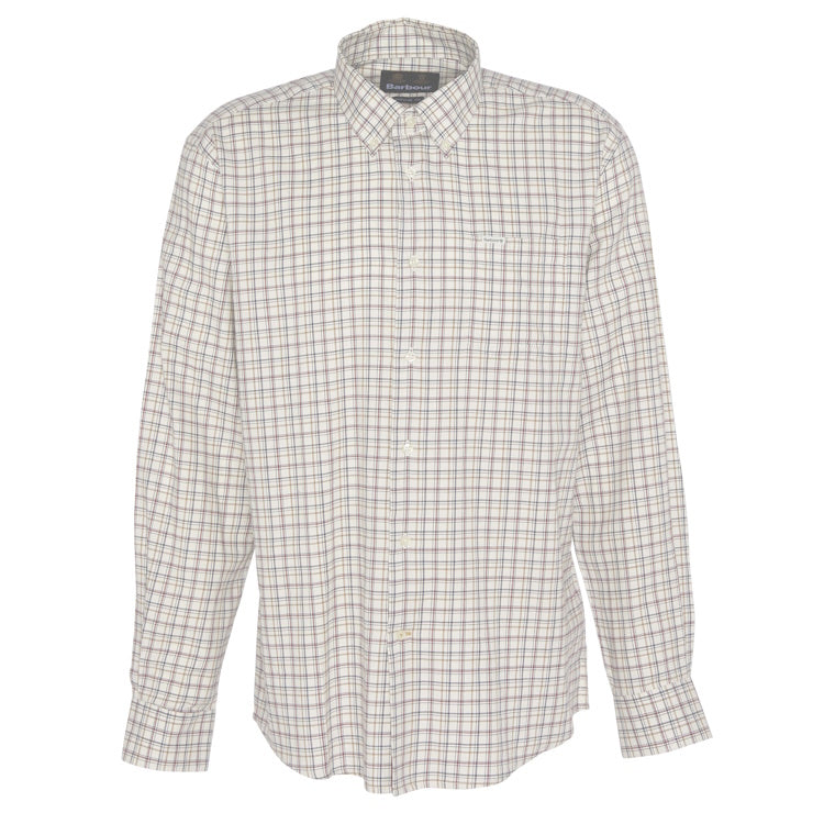 Barbour Ashton Tattersall Shirt - Ecru