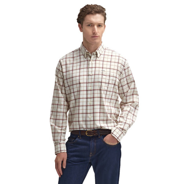 Barbour Pelton Tattersal Shirt - Merlot