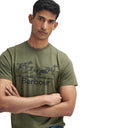 Barbour Field Dog Graphic T-Shirt - Mid Olive