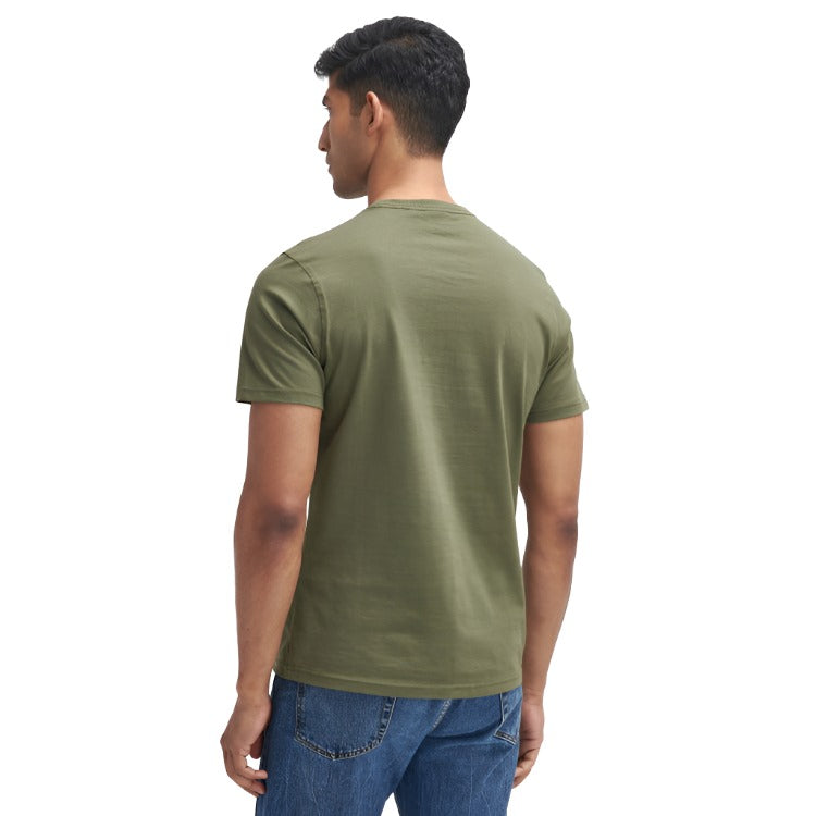 Barbour Field Dog Graphic T-Shirt - Mid Olive