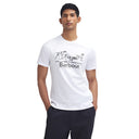 Barbour Field Dog Graphic T-Shirt - White