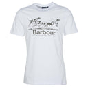 Barbour Field Dog Graphic T-Shirt - White