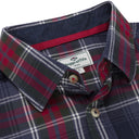 Hoggs Of Fife Taransay Plaid Twill Shirt - Navy/Green/Wine