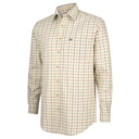 Hoggs Of Fife Ambassador Premier Tattersall Shirt - Ivory/Navy Check