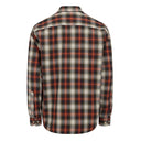 Hoggs Of Fife Tiree Herringbone Check Shirt - Rust/Olive/Navy