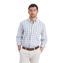 Schoffel Brancaster Shirt - Imperial Blue Check