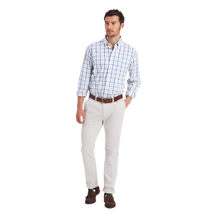 Schoffel Brancaster Shirt - Imperial Blue Check