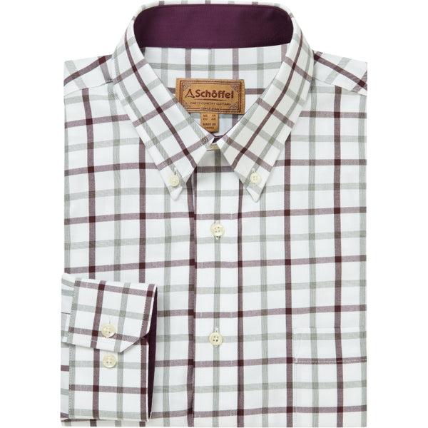 Schoffel Brancaster Shirt - Wine Check