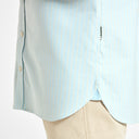 Schoffel Holt Soft Oxford Tailored Shirt - Pale Blue/Lemon Stripe